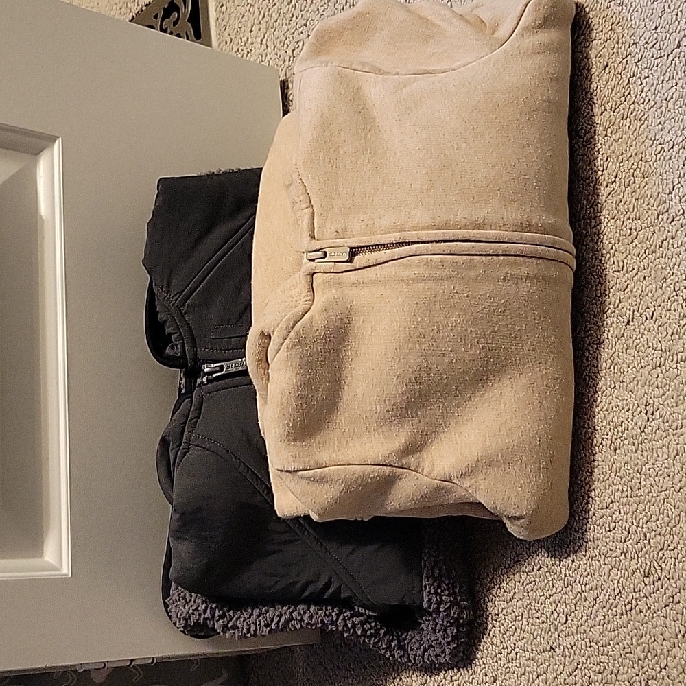 2 full zipper sweaters